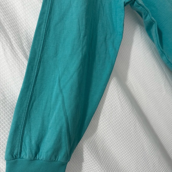 NWT Athleta Sundown Sweatshirt 2.0 Large Coastal Green Turquoise - Picture 6 of 8
